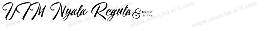 UTM Nyala Regula字体转换